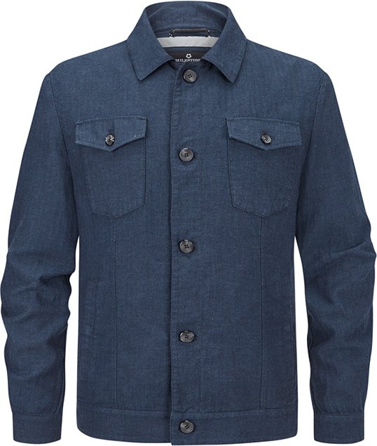 MILESTONE Herren Jacke blau