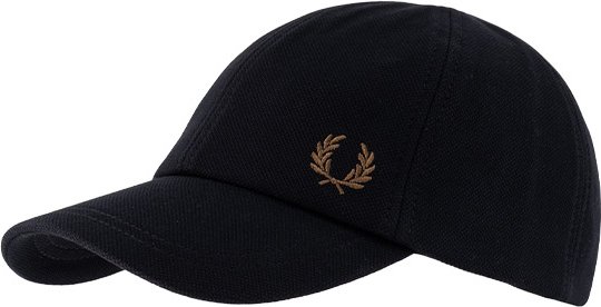 Fred Perry Herren Cap schwarz Baumwolle & Mix