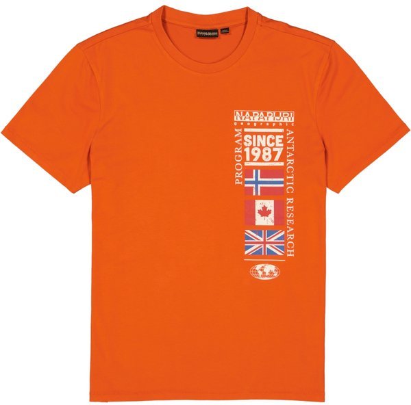 NAPAPIJRI Herren T-Shirt orange