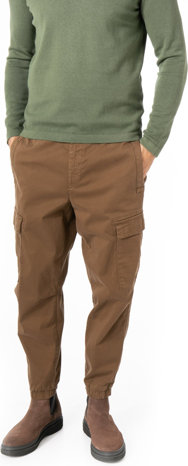 BOSS Orange Herren Cargohose braun