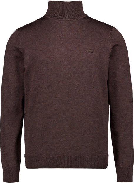 LACOSTE Herren Rollkragenpullover braun unifarben