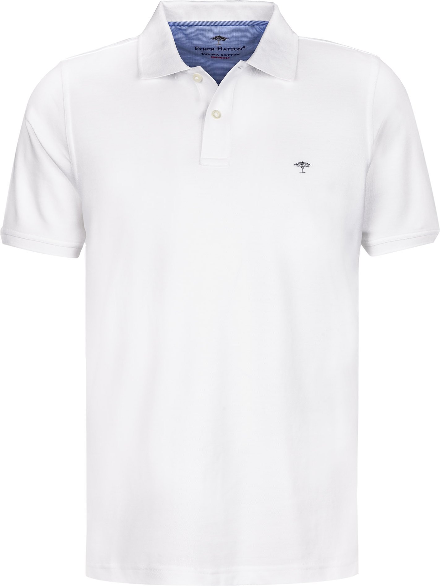 Fynch-Hatton Herren Polo-Shirt weiß