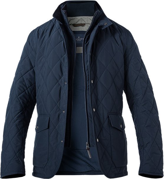 Thumbnail - HACKETT Herren Steppjacke blau unifarben