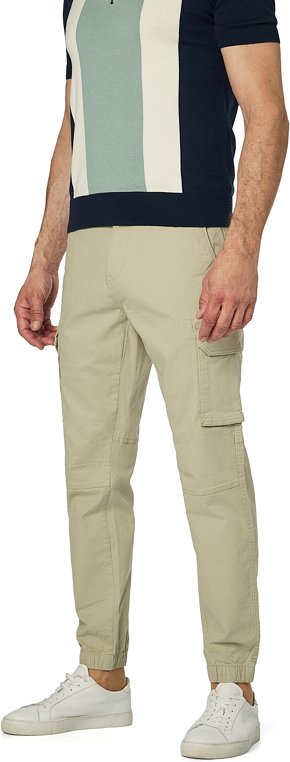 GAS Herren Cargohose beige Slim Fit
