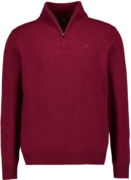 HACKETT Herren Troyer rot unifarben