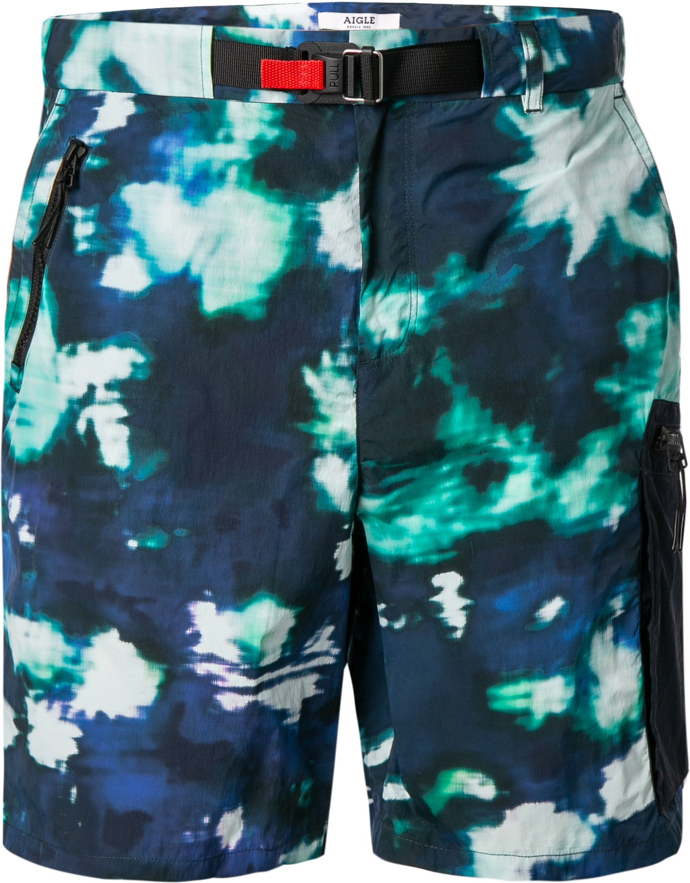 Thumbnail - Aigle Herren Shorts blau gemustert