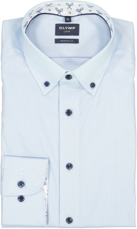OLYMP Herren Hemd blau