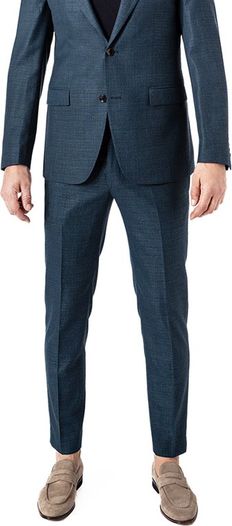 Strellson Herren Hose blau meliert Slim Fit