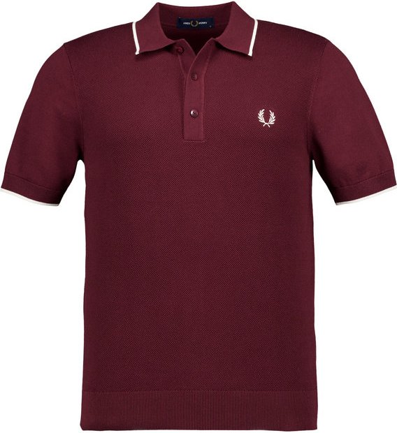 Fred Perry Herren Polo-Shirt rot