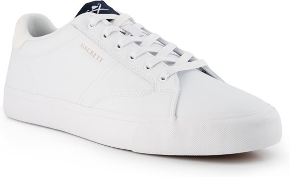 HACKETT Herren Schuhe weiß Glattleder