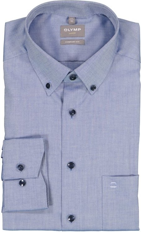 OLYMP Herren Hemd blau Comfort Fit