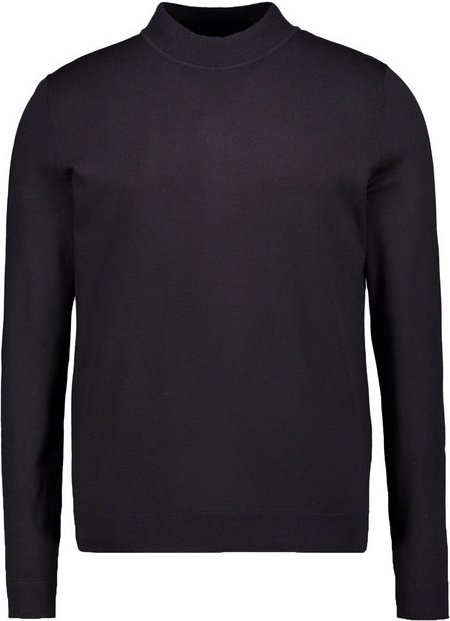 HUGO Herren Pullover schwarz unifarben