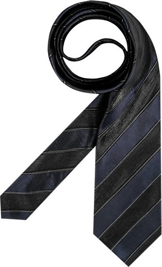 CERRUTI 1881 Herren Krawatte blau College-Streifen