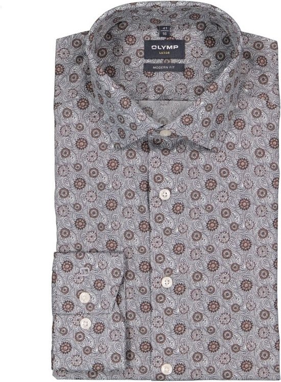 OLYMP Herren Hemd braun