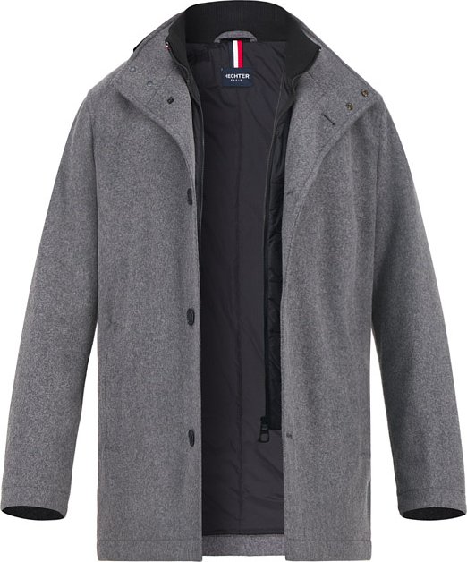 HECHTER PARIS Herren Jacke grau unifarben