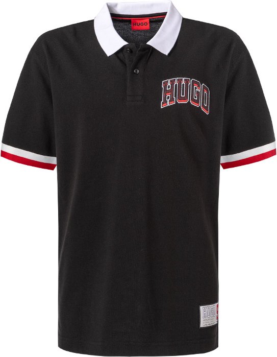 HUGO Herren Polo-Shirt schwarz