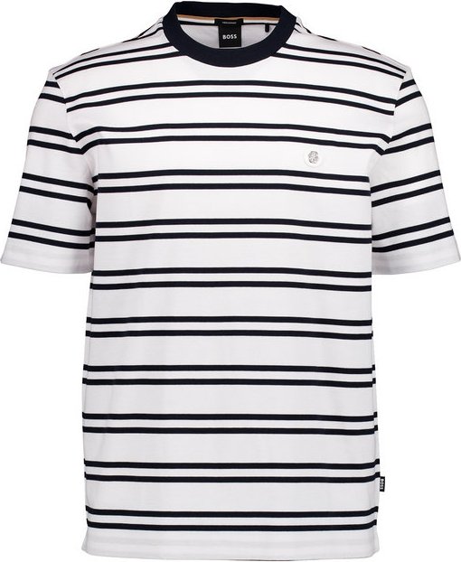 BOSS Black Herren T-Shirt blau gestreift