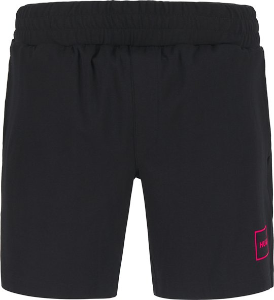 HUGO Herren Shorts schwarz Baumwolle & Mix unifarben