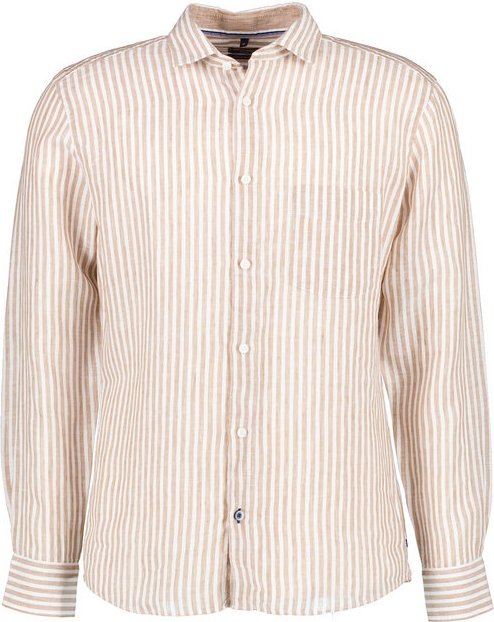 Thumbnail - OLYMP Herren Hemd beige gestreift