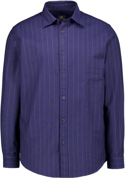 BOGGI MILANO Herren Hemd blau gestreift