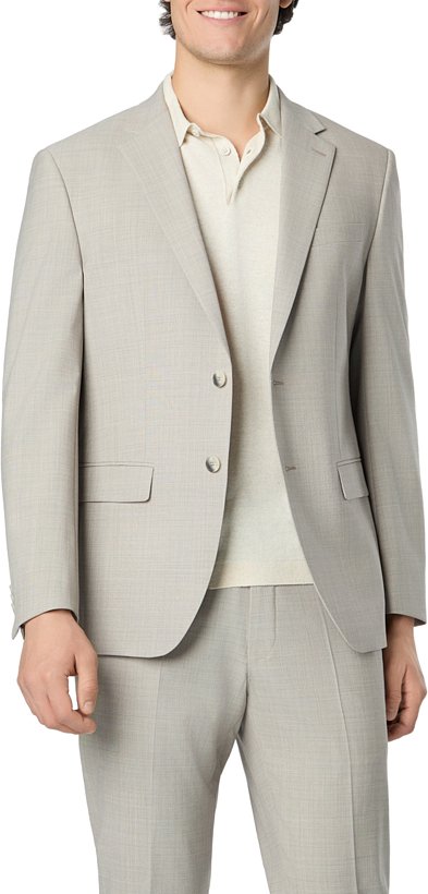 HECHTER PARIS Herren Sakko beige meliert