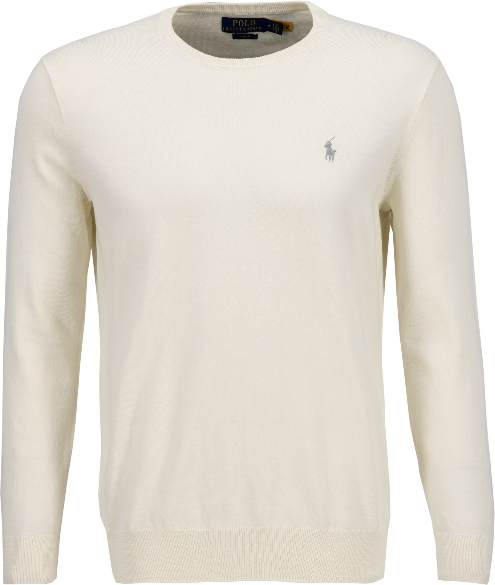 Polo Ralph Lauren Herren Pullover weiß unifarben Slim Fit