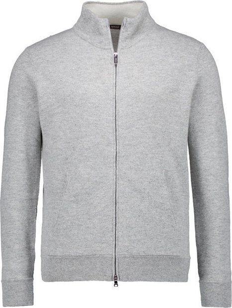 BOGGI MILANO Herren Pullover grün unifarben