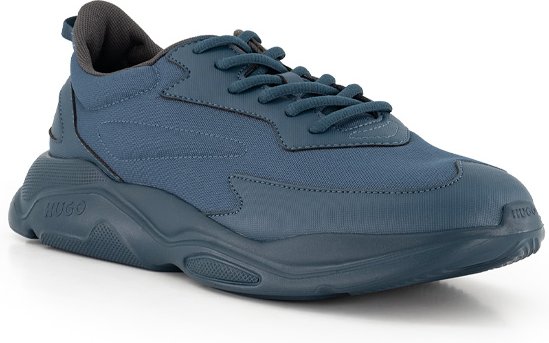 HUGO Herren Sneaker blau Textil & Canvas