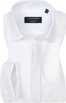 CasaModa Herren Hemd weiß
