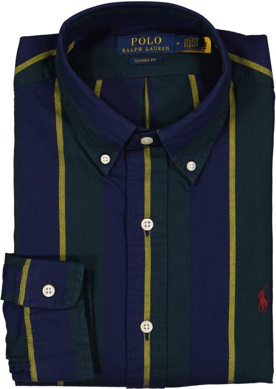 Polo Ralph Lauren Herren Hemd blau gestreift Classic Fit
