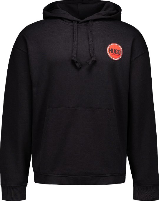 HUGO Herren Sweatshirt schwarz unifarben