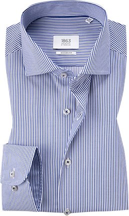 ETERNA Herren Hemd blau gestreift