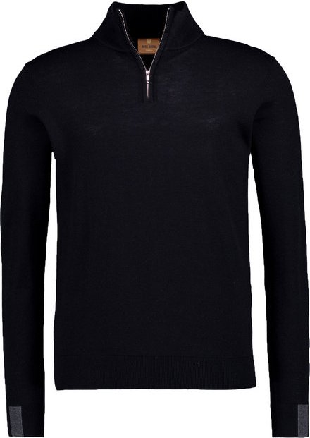 MOS MOSH Gallery. Herren Troyer schwarz unifarben