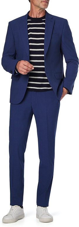 Pierre Cardin Herren Anzug blau meliert