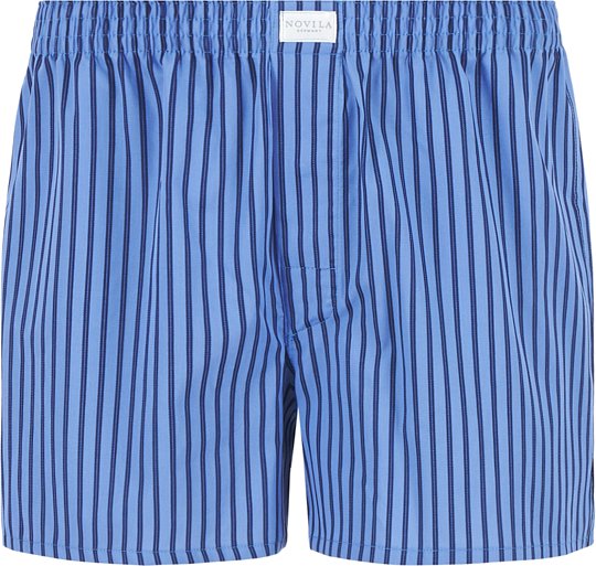 Thumbnail - Novila Herren Unterwäsche blau Reine Baumwolle Gestreift