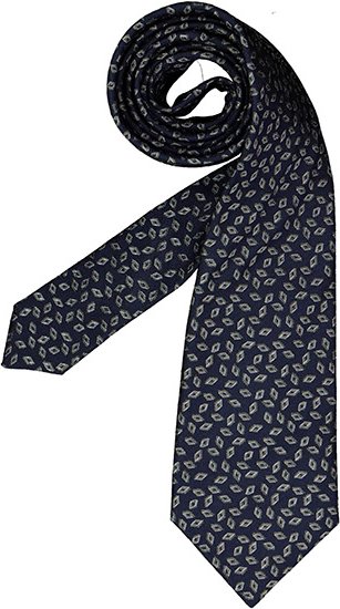 CERRUTI 1881 Herren Krawatte blau Gemustert