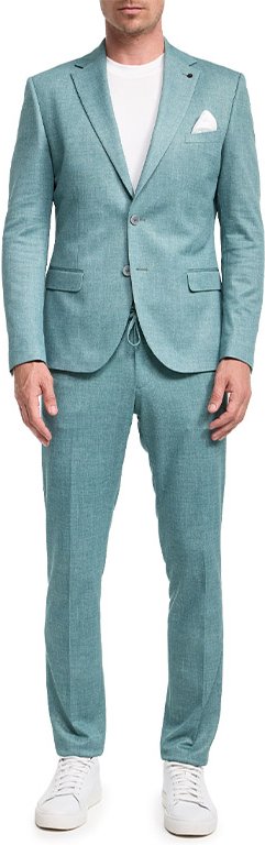 ZUITABLE Herren Anzug grün