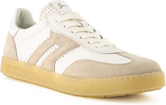 Sioux Herren Sneaker beige,weiß Velours