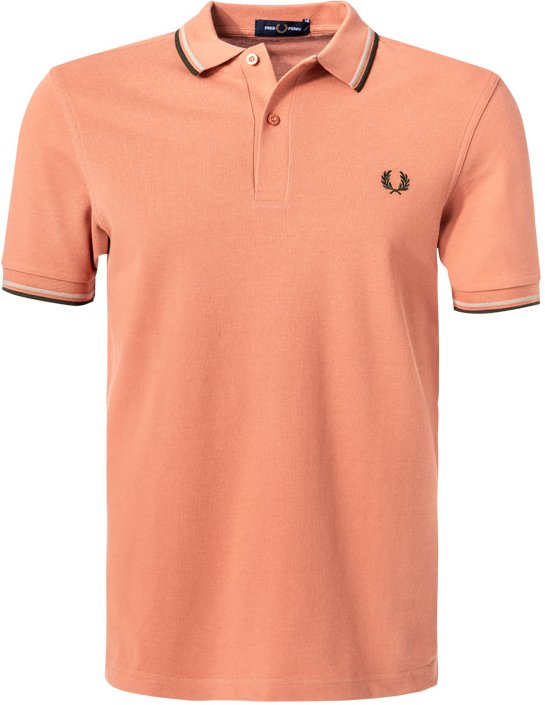 Fred Perry Herren Polo-Shirt orange