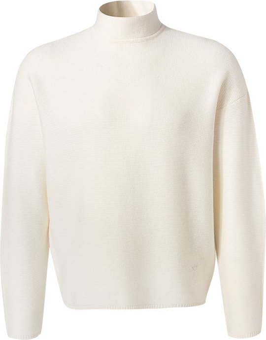 EMPORIO ARMANI Herren Pullover weiß unifarben