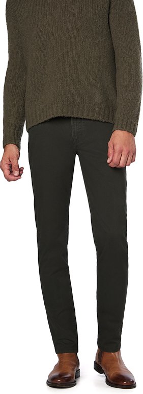 bugatti Herren Hose grün meliert