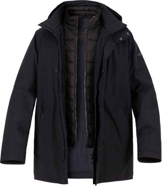 bugatti Herren Jacke blau unifarben