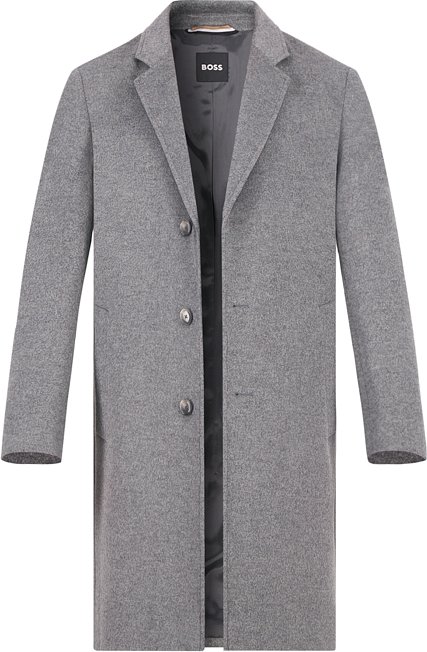 BOSS Black Herren Mantel grau
