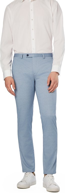 DIGEL Herren Hose beige meliert Slim Fit