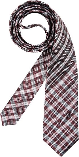 Thumbnail - CERRUTI 1881 Herren Krawatte rot mit Karos