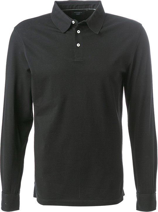 HACKETT Herren Polo-Shirt schwarz Classic Fit