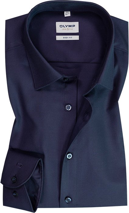 OLYMP Herren Hemd blau