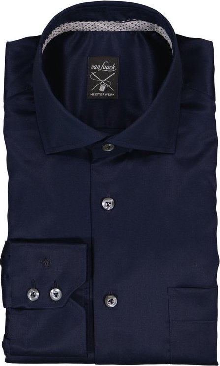 van Laack Herren Hemd blau Comfort Fit