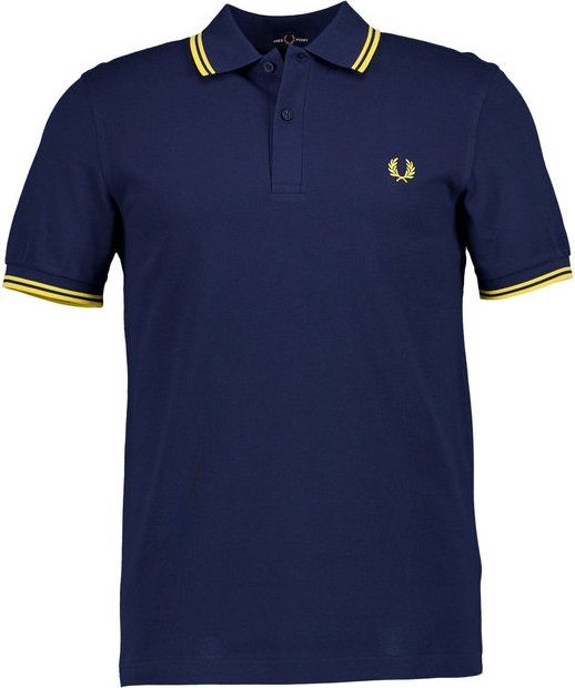 Fred Perry Herren Polo-Shirt blau