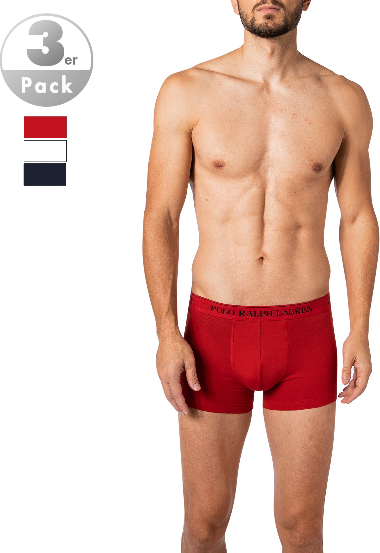 Polo Ralph Lauren Herren Trunks blau Baumwolle & Mix unifarben